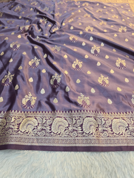 Banarasi Mashru Satin Silk Saree