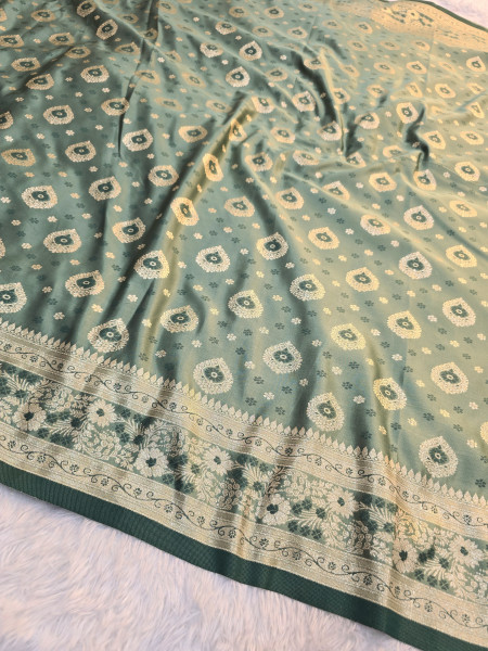 Banarasi Mashru Satin Silk Saree