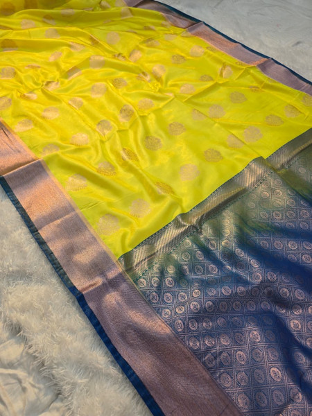 Image of Banarasi Satin Silk Saree