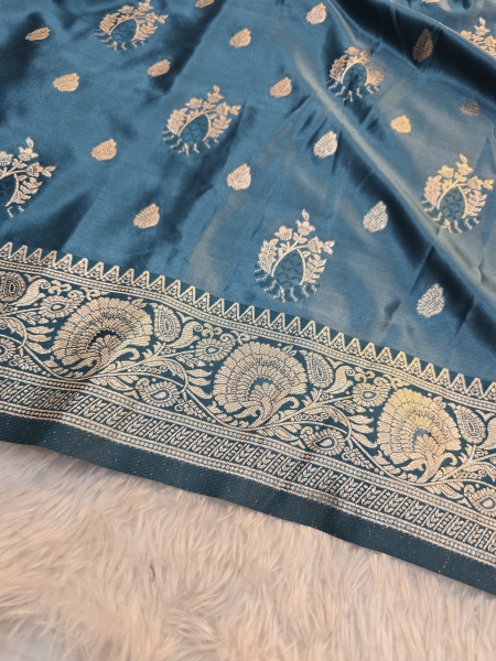 Banarasi Mashru Satin Silk Saree
