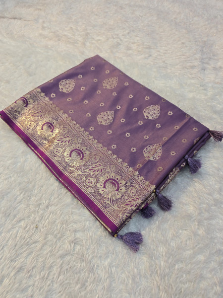Banarasi Mashru Satin Silk Saree