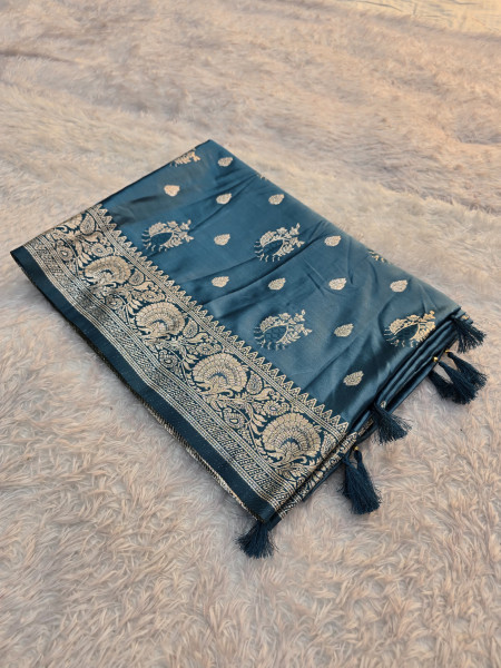 Banarasi Mashru Satin Silk Saree