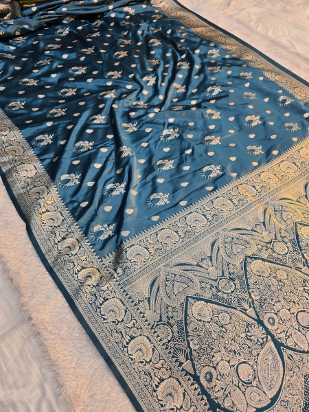 Image of Banarasi Mashru Satin Silk Saree