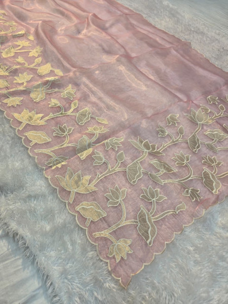 Banarasi Shimmer Organza Silk Saree