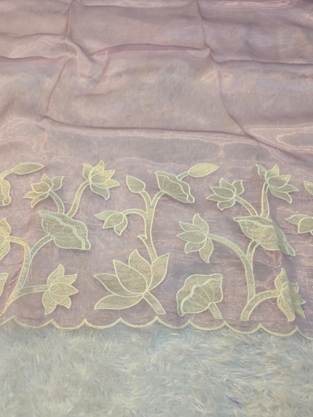 Banarasi Shimmer Organza Silk Saree