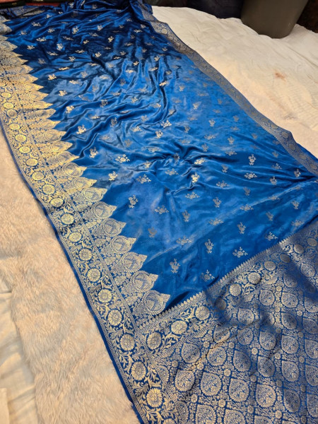 Image of Banarasi Mashru Satin Silk Saree