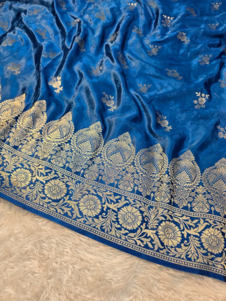 Banarasi Mashru Satin Silk Saree