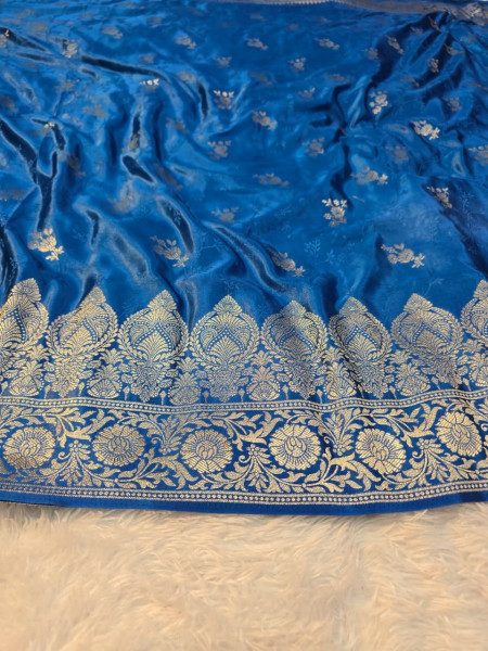 Banarasi Mashru Satin Silk Saree