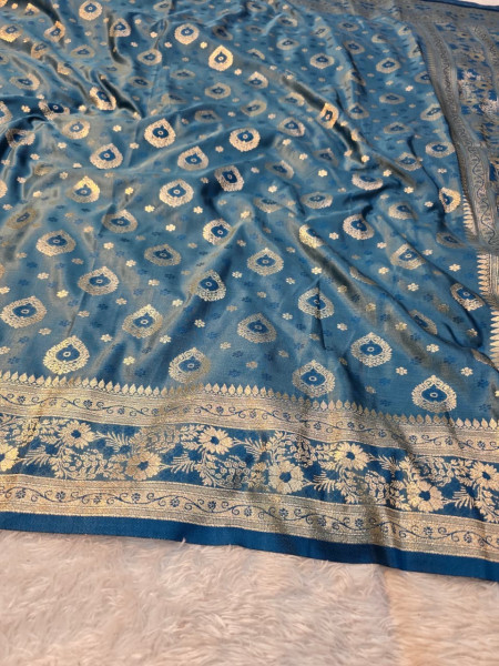 Banarasi Mashru Satin Silk Saree