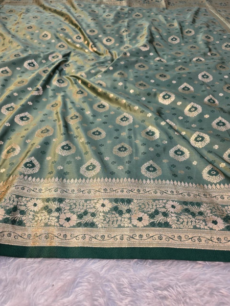Banarasi Mashru Satin Silk Saree