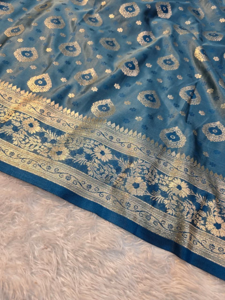Banarasi Mashru Satin Silk Saree