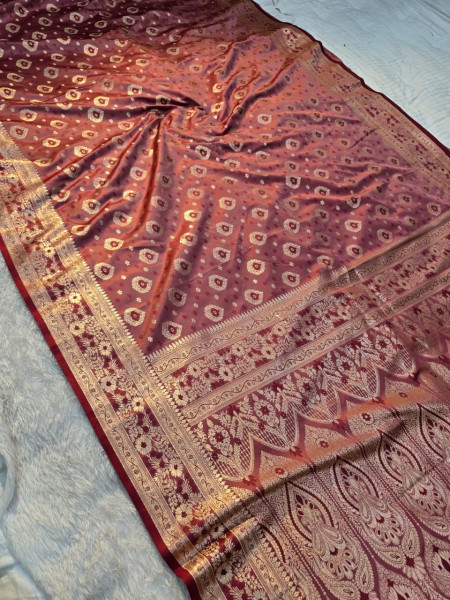 Image of Banarasi Mashru Satin Silk Saree