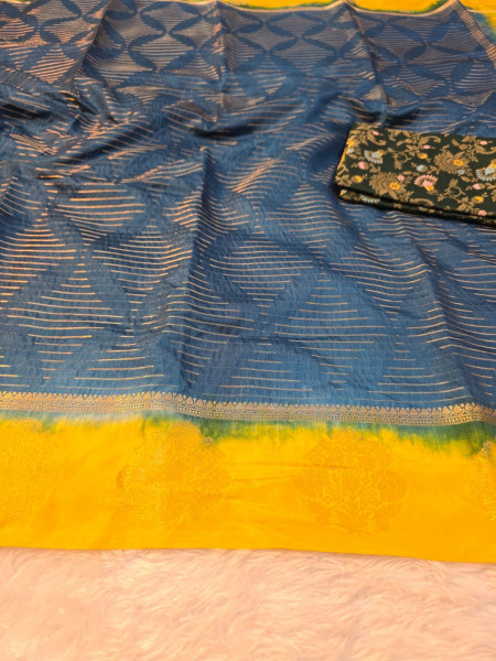 Premium Banarasi Dola Silk Saree