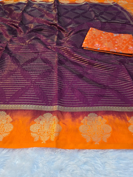 Premium Banarasi Dola Silk Saree