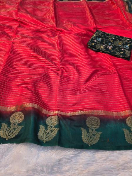 Premium Banarasi Dola Silk Saree