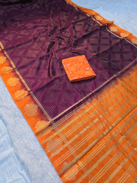 Premium Banarasi Dola Silk Saree