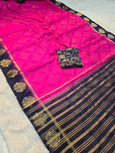 Premium Banarasi Dola Silk Saree
