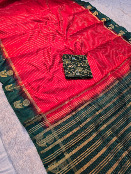 Premium Banarasi Dola Silk Saree