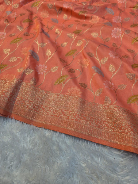 Banarasi Mashru Satin Silk Saree