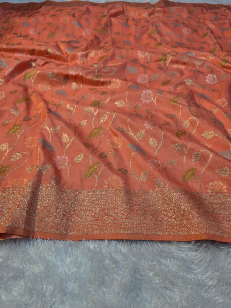 Banarasi Mashru Satin Silk Saree