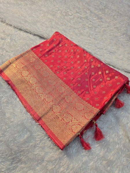 Premium Banarasi Crepe Silk Saree