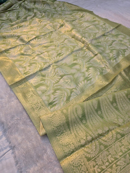 Image of Premium Banarasi Cotton Silk Saree
