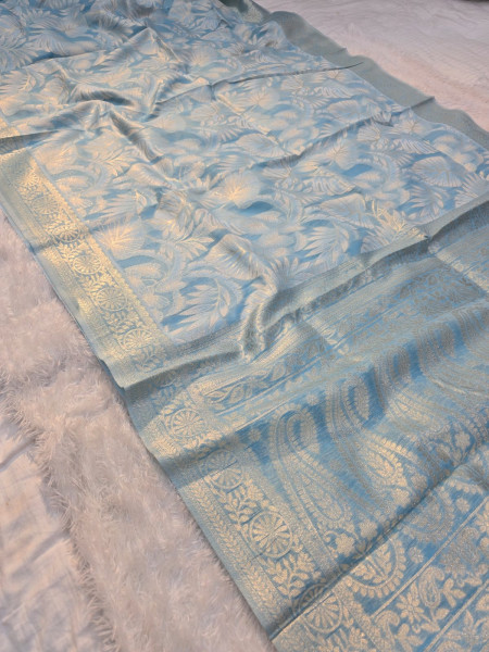 Image of Premium Banarasi Cotton Silk Saree