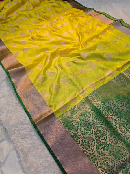 Image of Premium Soft Tanchui Dual Tone Silk Saree