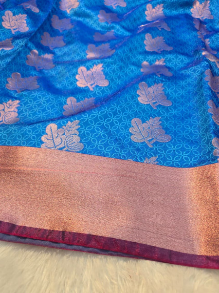 Premium Soft Tanchui Dual Tone Silk Saree