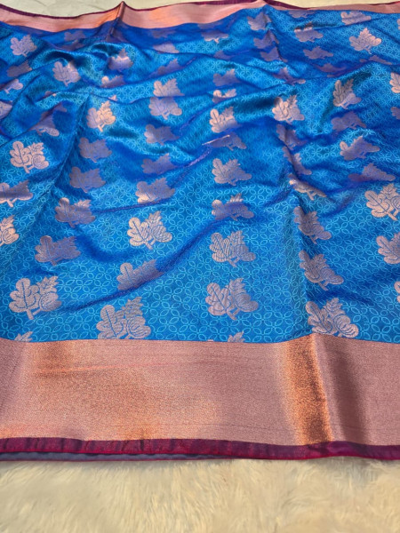 Premium Soft Tanchui Dual Tone Silk Saree