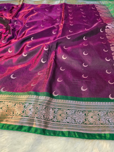 Image of Premium Soft Tanchui Dual Tone Silk Saree