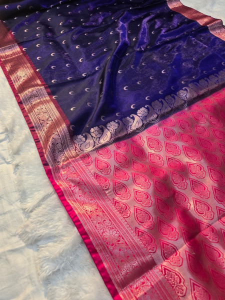 Image of Premium Soft Tanchui Dual Tone Silk Saree