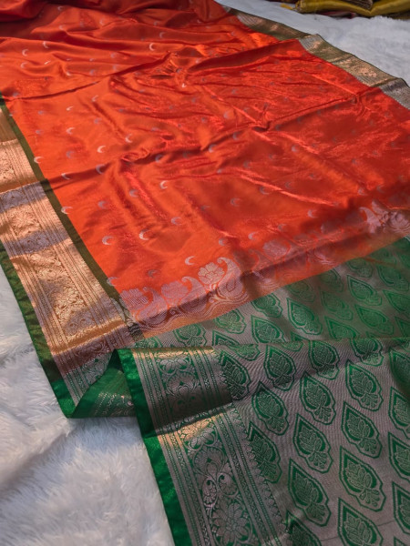 Image of Premium Soft Tanchui Dual Tone Silk Saree