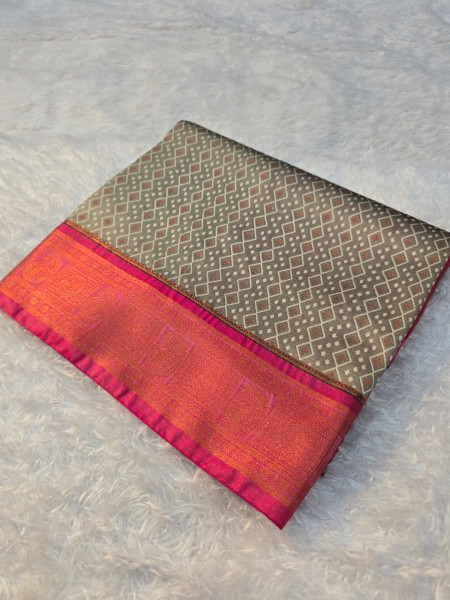 Premium Soft Tanchui Dual Tone Silk Saree