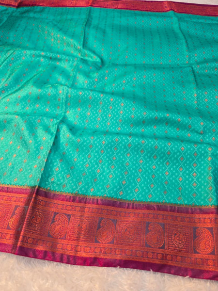 Premium Soft Tanchui Dual Tone Silk Saree