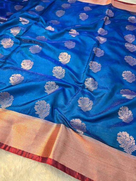 Premium Soft Tanchui Dual Tone Silk Saree