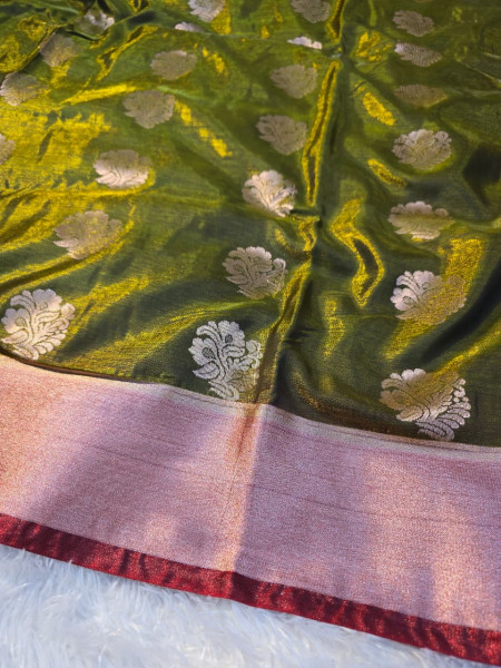 Premium Soft Tanchui Dual Tone Silk Saree