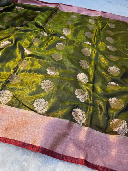 Premium Soft Tanchui Dual Tone Silk Saree