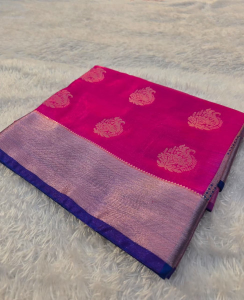 Premium Soft Tanchui Dual Tone Silk Saree