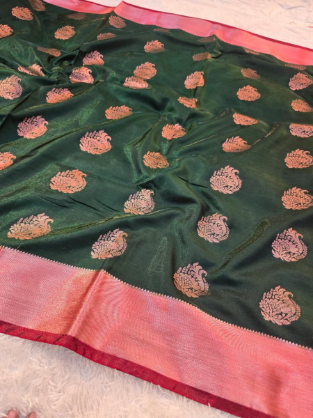 Premium Soft Tanchui Dual Tone Silk Saree