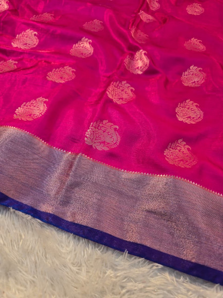 Premium Soft Tanchui Dual Tone Silk Saree