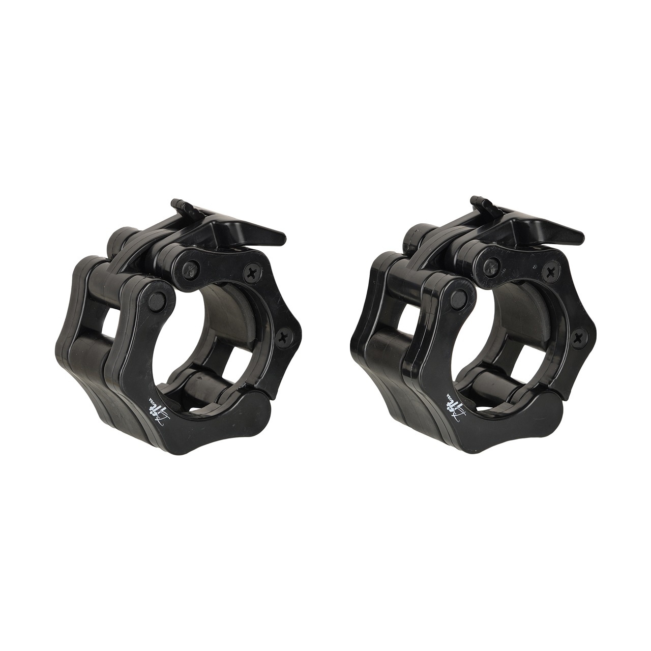 B Fit Heavy Duty Barbell Clamps Quick Release Pair of Locking 28MM Diameter Standard Bar Weight Plates Collar Clips