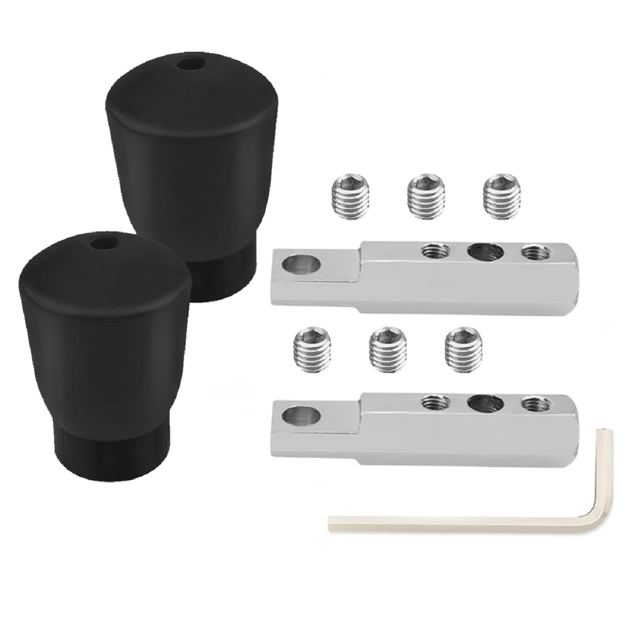 B Fit Premium and Solid Gym Wire Lock Set of 2 with Cover for 5mm6mm Home Gym Machine Accessories Replacement Parts Exercise Equipment Wire Rope Port Joint Rubber Steel