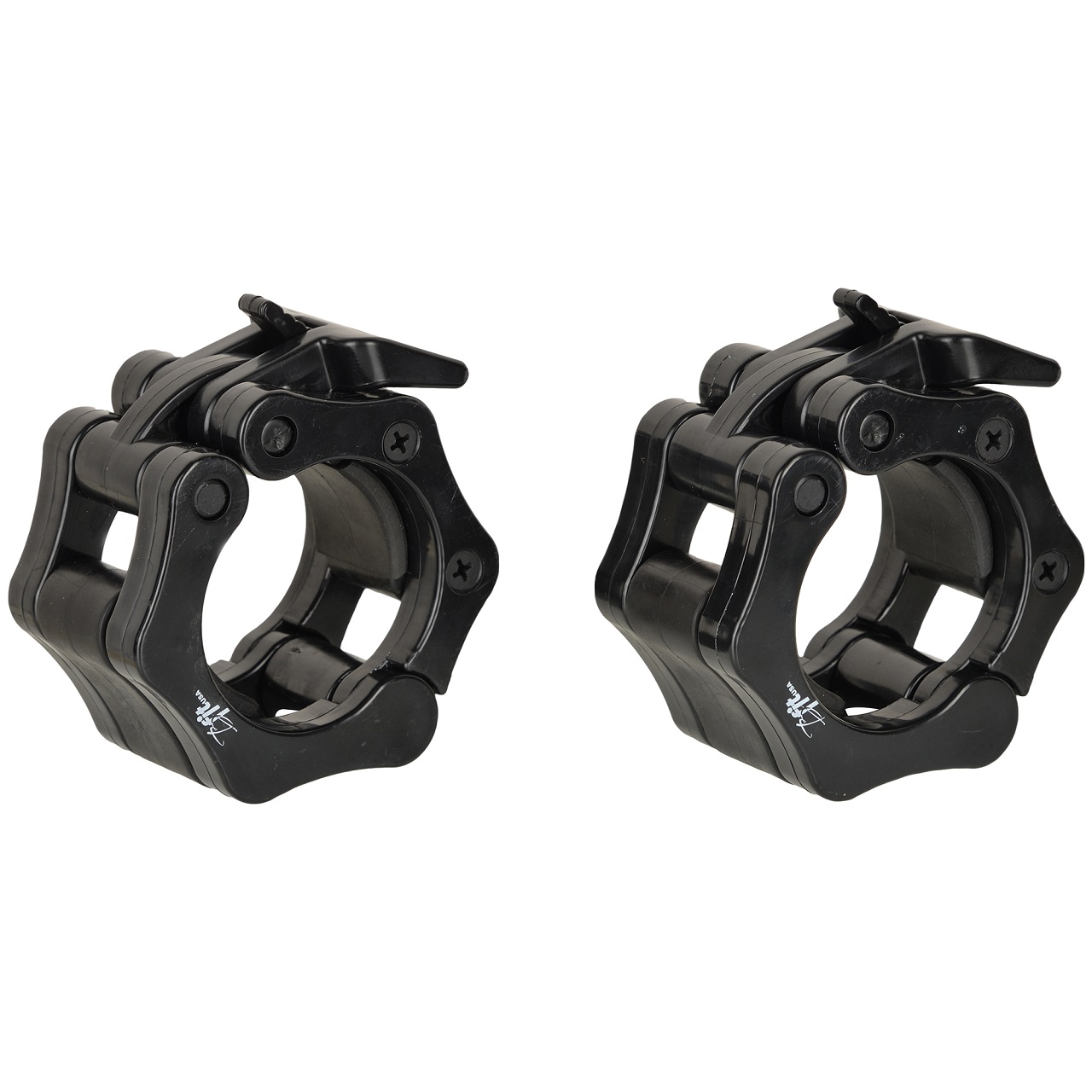 B Fit Olympic Barbell Clamps 2 50 MM Standard Weight Barbell Clips for Quick Release Pair of Locking Heavy Duty Barbell Collars for bar Great for Workout Weightlifting Fitness Training