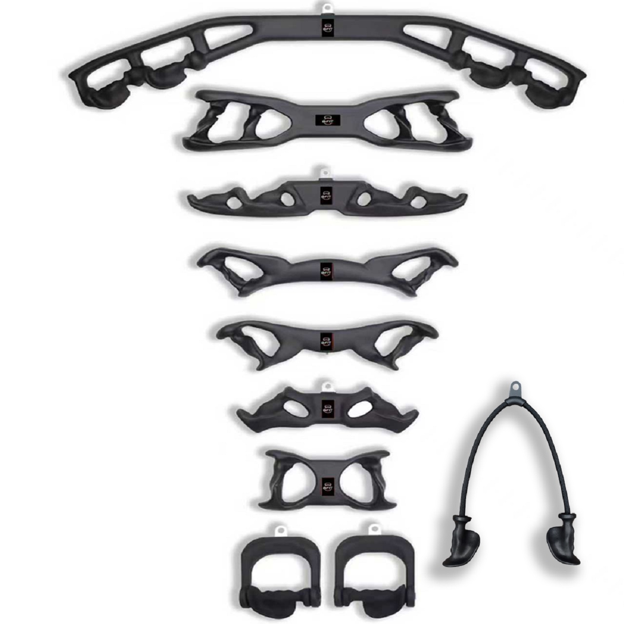 B Fit Ergonomic Non-Slip Gym Handle Set