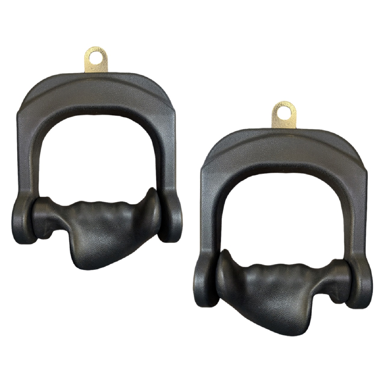 B Fit Ergonomic Non-Slip D Handle Cable AttachmentPair Cable Machine Handles for LAT Pulldown Gym Handles for Cables