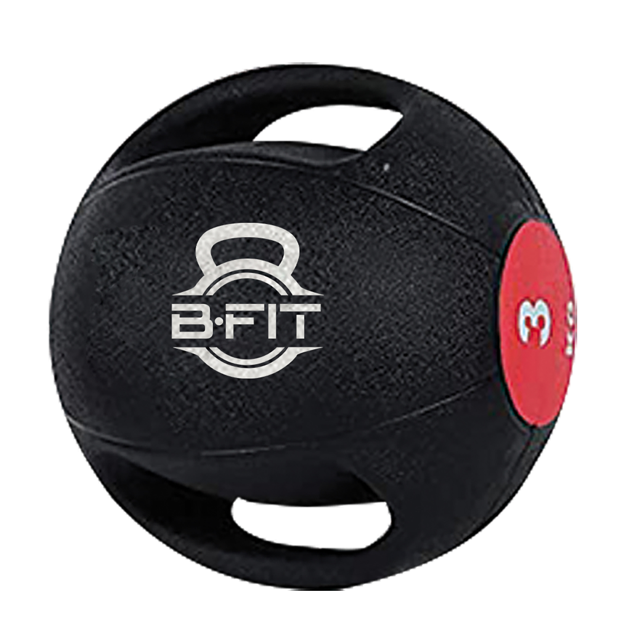 B Fit Dual Grip Medicine Ball 3 Kgs for Fitness Weighted Balance Plyometric Training Muscle Build