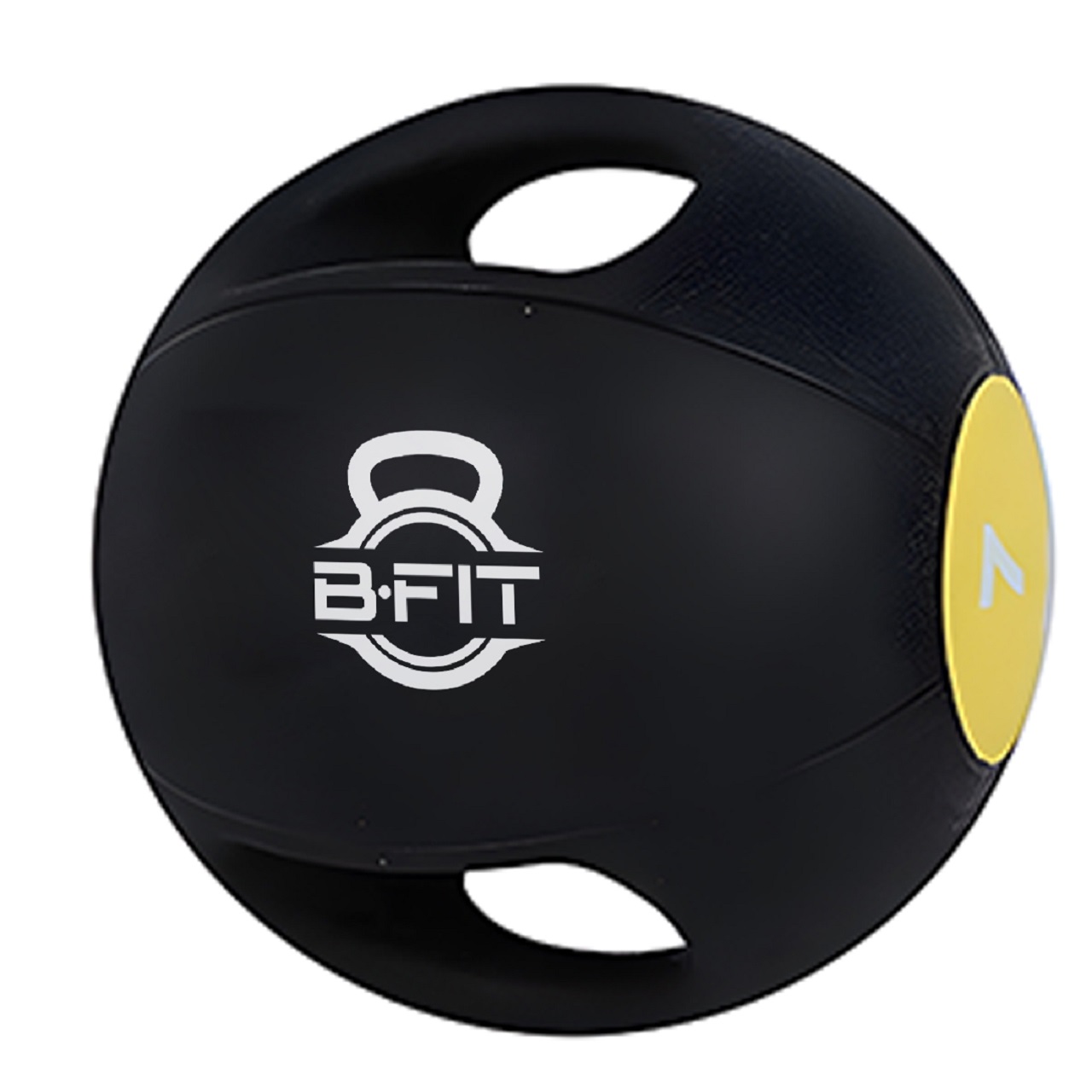 B Fit Dual Grip Medicine Ball 7 Kgs for Fitness Weighted Balance Plyometric Training Muscle Build