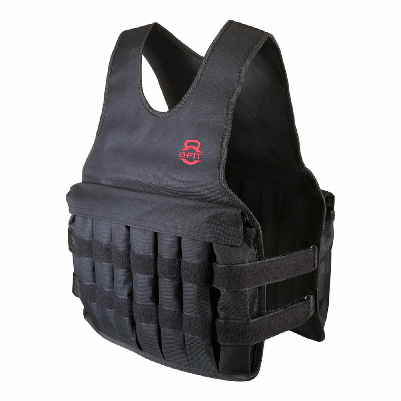 B Fit Weighted Vest Adjustable Weight 10-25 Kg for Workout Strength Training Running Fitness Muscle Building Weight Loss Weightlifting