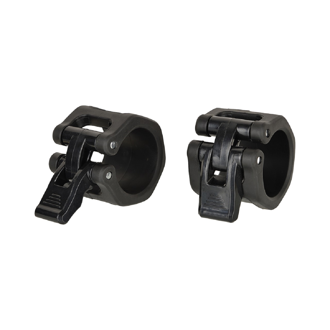 B Fit Pro-style 2 50 MM Olympic Barbell Collar - Quick Release Barbell Clamp Pair Color Black